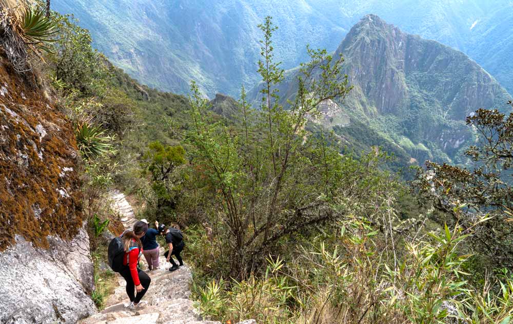 Caminata montaña Machu Picchu